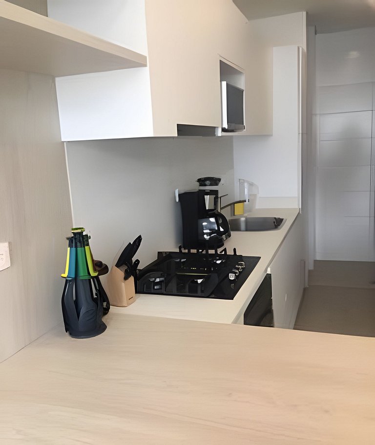 Modern apartment with view