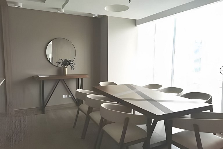 Modern apartment with view