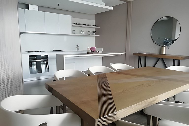 Modern apartment with view