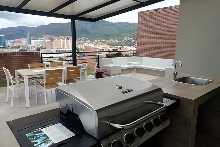 Modern apartment with view