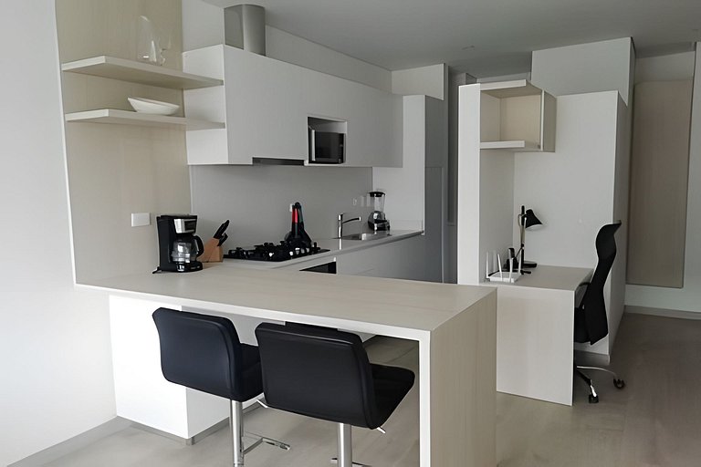 Modern apartment with view