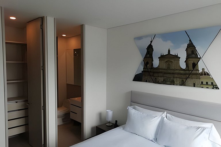 Modern apartment with view