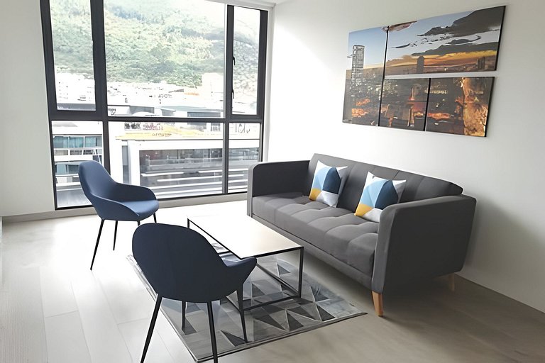 Modern apartment with view