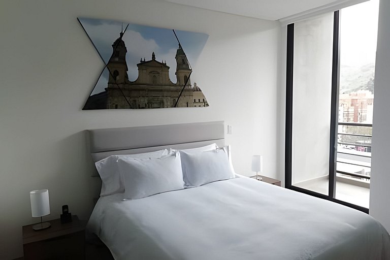 Modern apartment with view