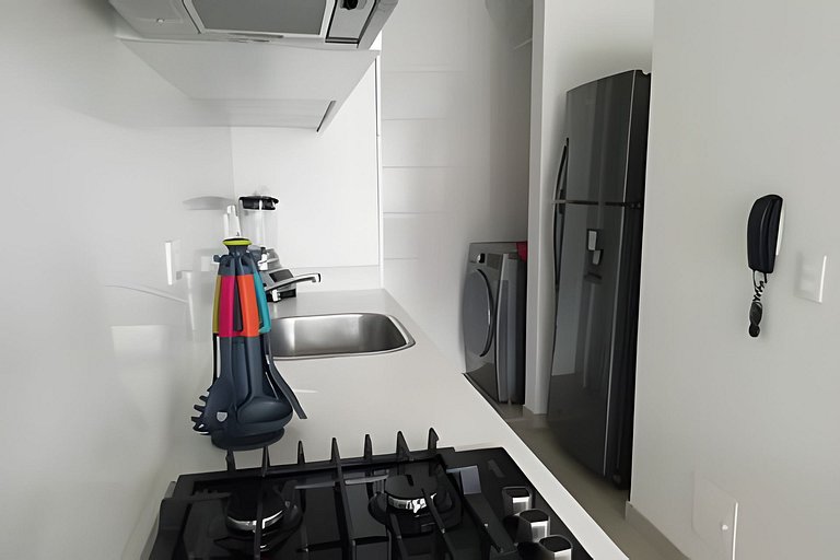 Modern apartment with view