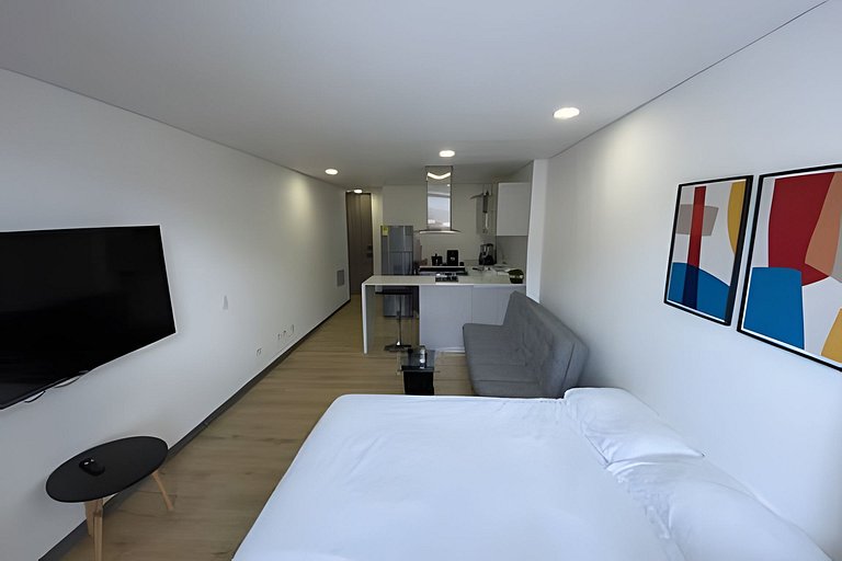 Central and comfortable loft apartment.