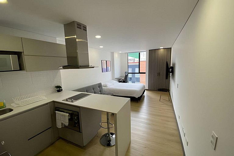 Zentrales und komfortables Loft-Apartment.