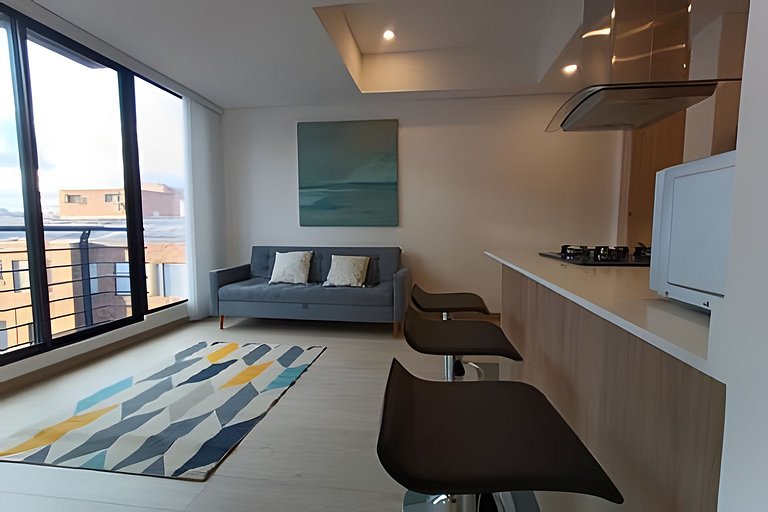 Two rooms with design and comfort