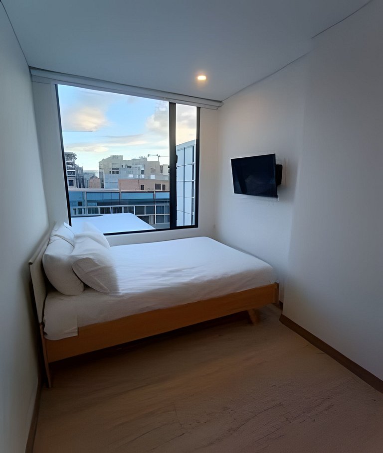 Two rooms with design and comfort