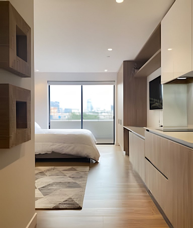 Apartamento en Corferias, moderno y cómodo.