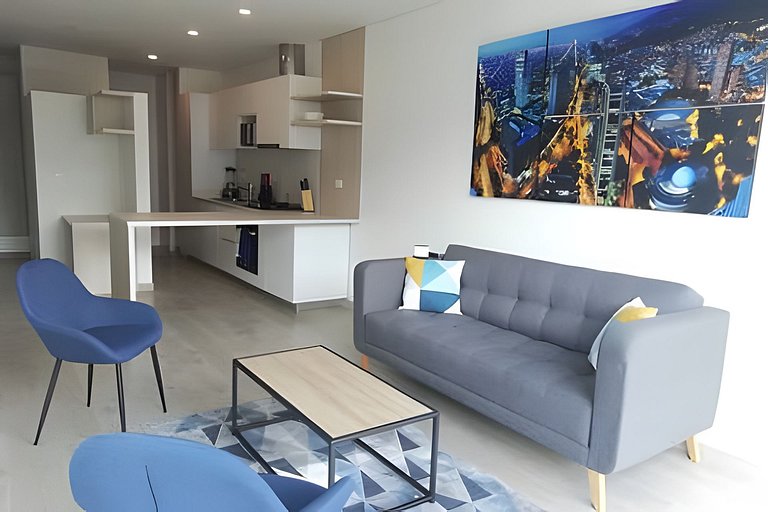 Apartamento amoblado y elegante en la calle 98