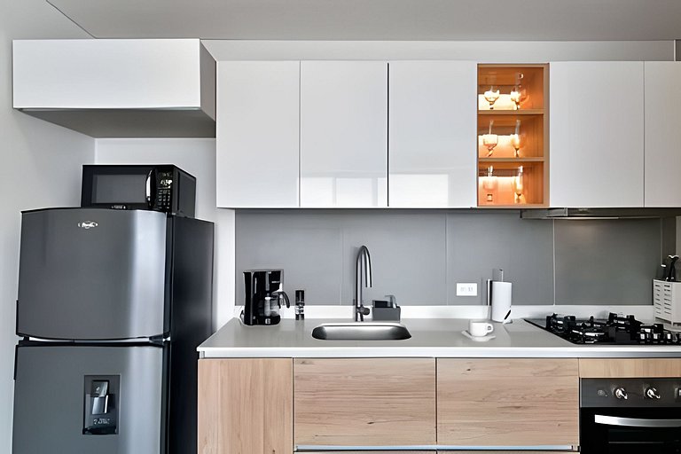 Apartamento de dos habitaciones cerca al Virrey