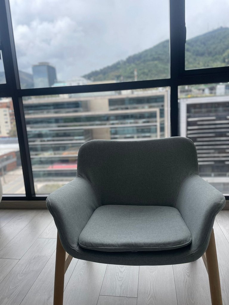 Apartamento comodo con vista a la montaña