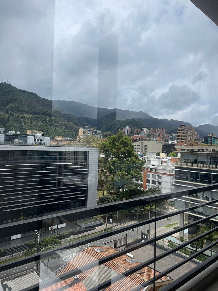 Apartamento comodo con vista a la montaña