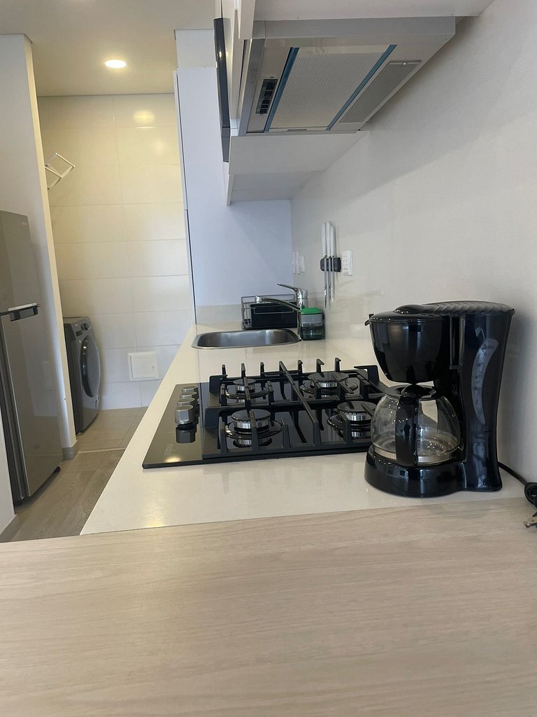 Apartamento comodo con vista a la montaña