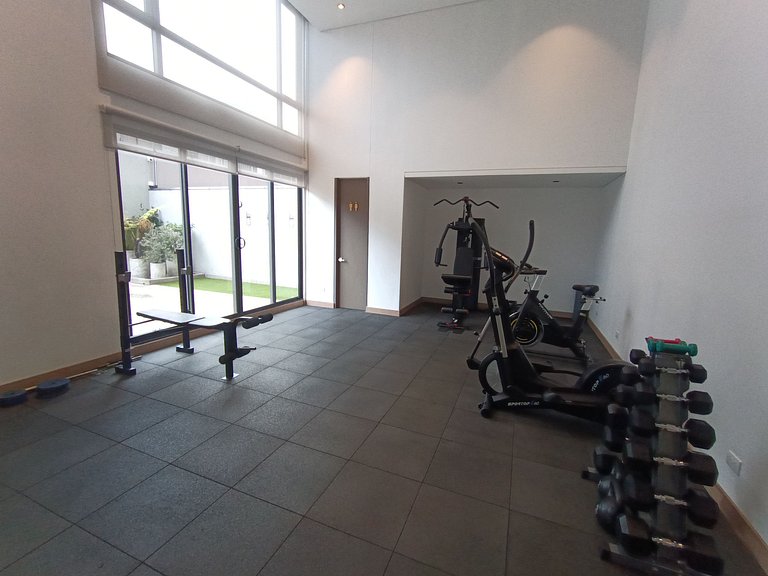 Apartamento comodo con vista a la montaña