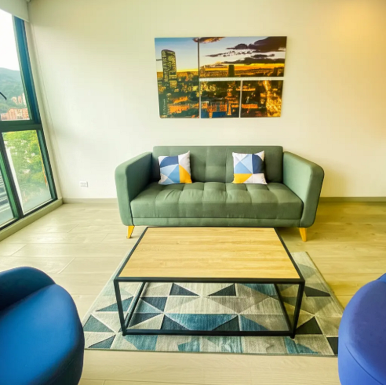 Apartamento comodo y moderno con vista.