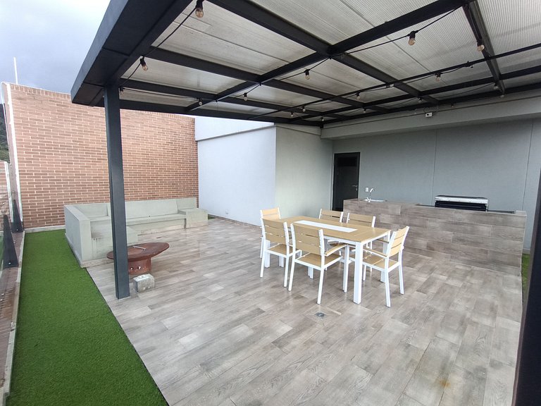 Modern apartment with view