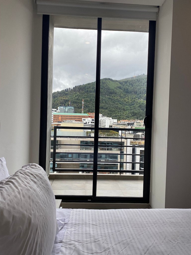Apartamento comodo y moderno con vista.