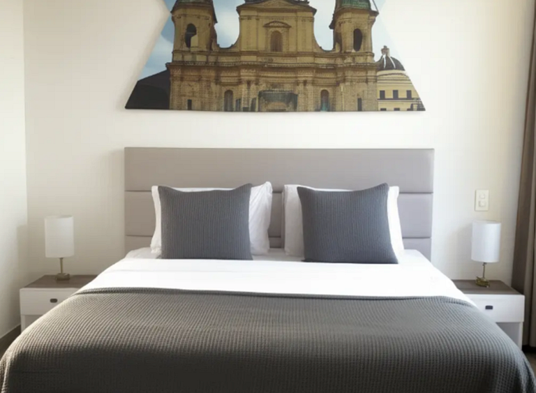 Modern apartment with view