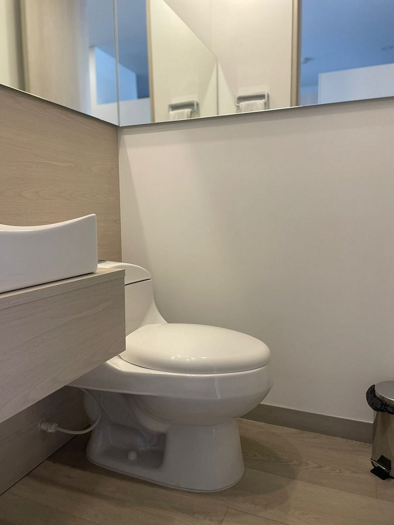 Modern apartment with view