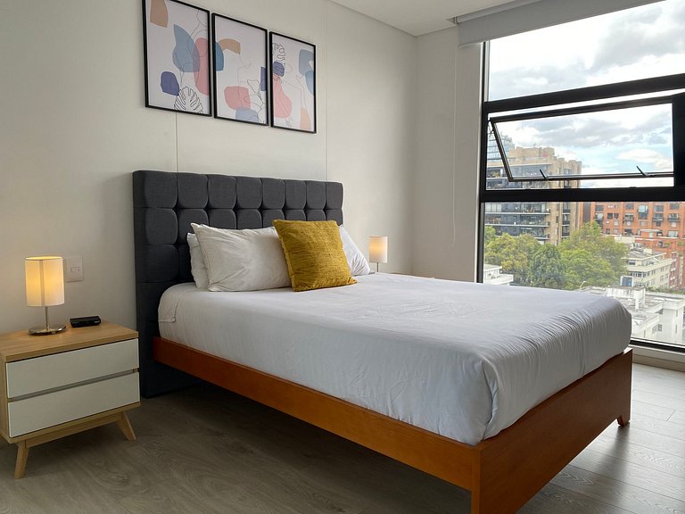 modern, confortable and excelent location