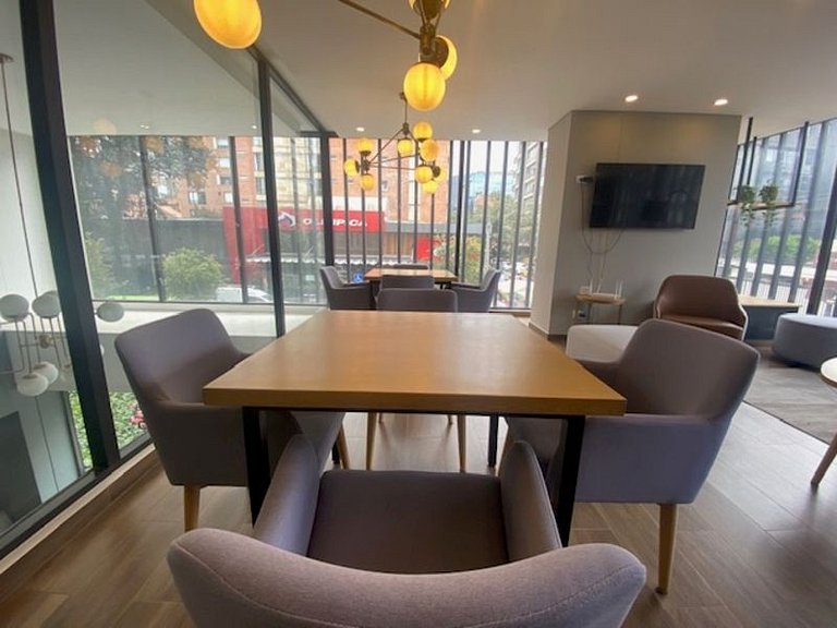 modern, confortable and excelent location