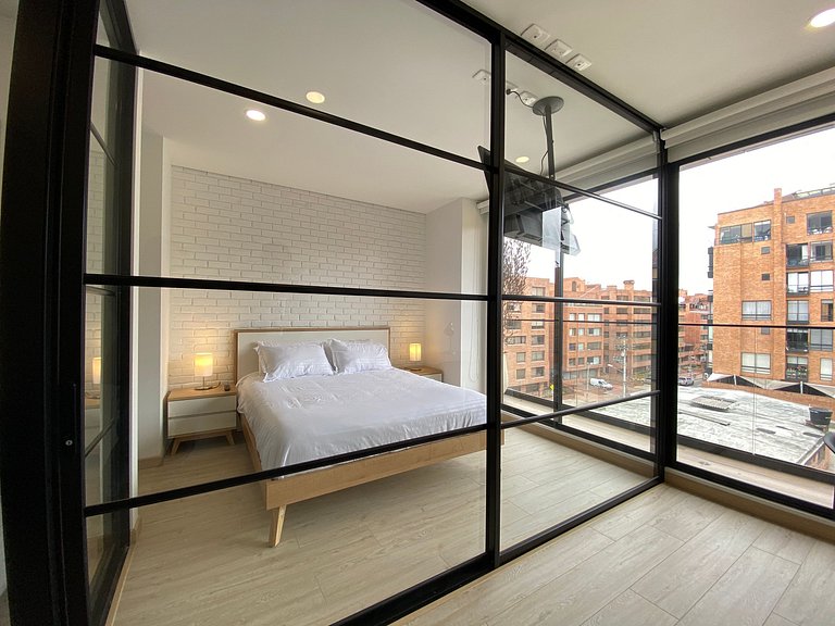 Design, Stil und Lage an einem Ort