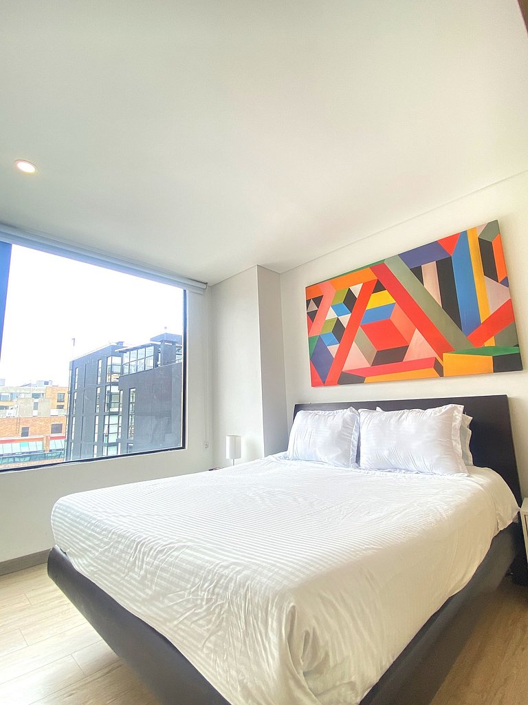 Two rooms with design and comfort