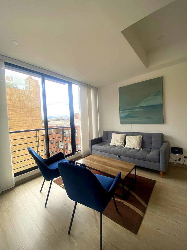 Two rooms with design and comfort