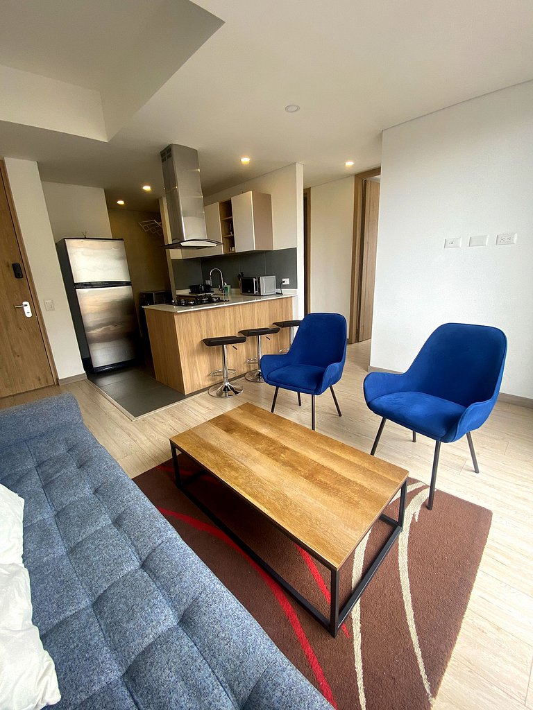 Two rooms with design and comfort