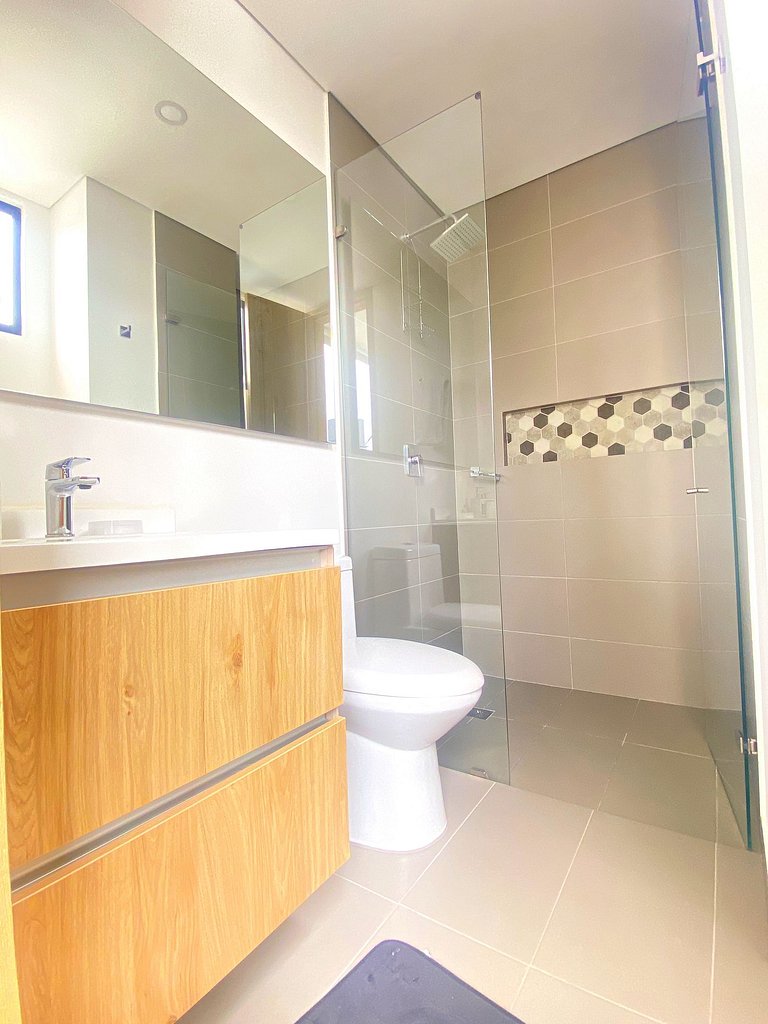 Two rooms with design and comfort