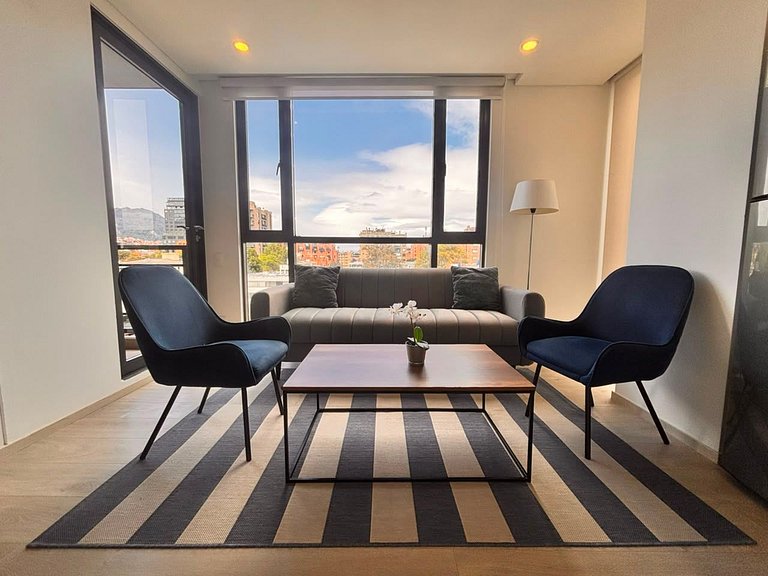 Espectacular y moderno apartamento cerca al Virrey