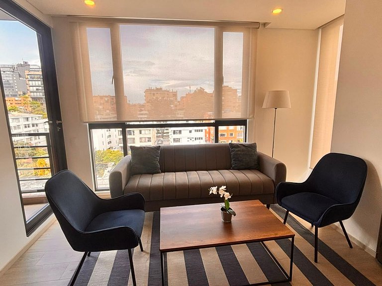 Espectacular y moderno apartamento cerca al Virrey